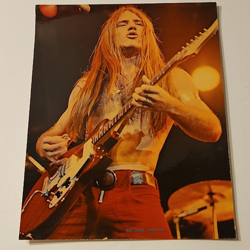 Vintage Mark Farner - Grand Funk - Concert Poster Card #109, By Goldsmith, 1973
